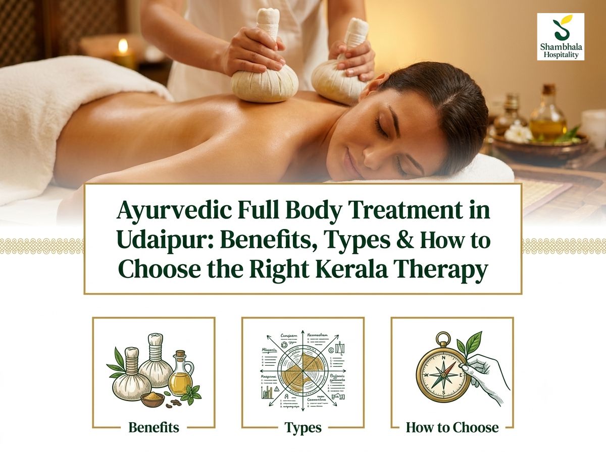 Ayurvedic Full Body Treatment in Udaipur: Benefits, Types & How to Choose the Right Kerala Therapy